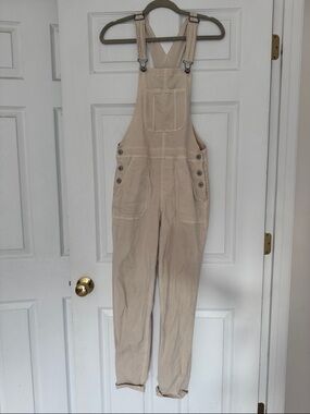 American Eagle Outfitters Beige Women's Cotton Overalls